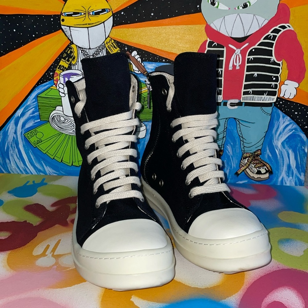 Rick Owen’s high top sneakers